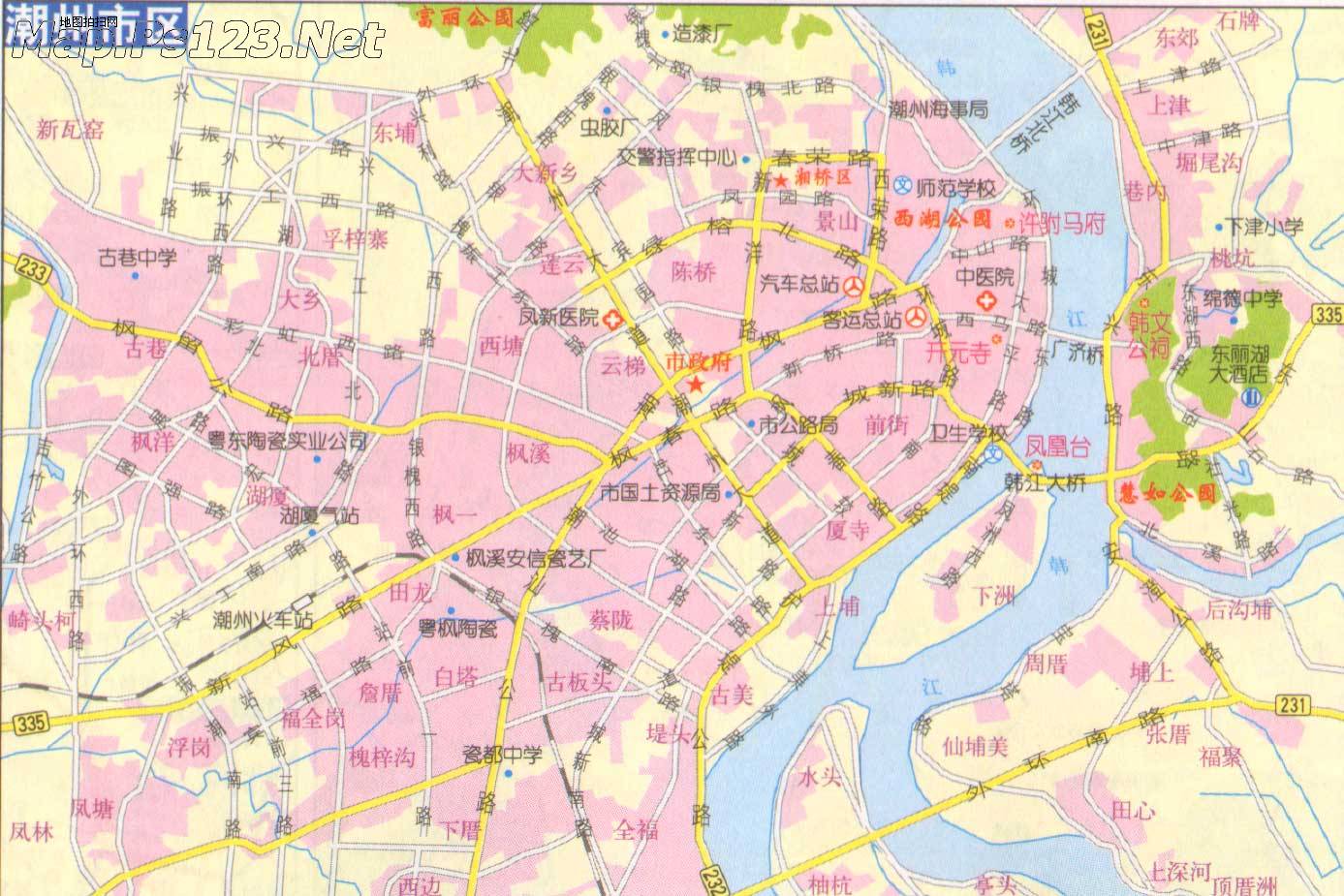 潮州市区地图