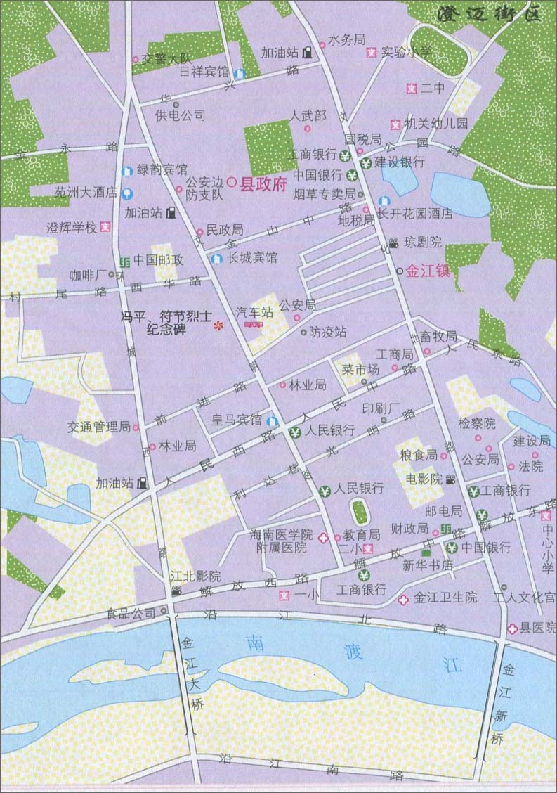 澄迈街区地图_其他县级地图查询图片