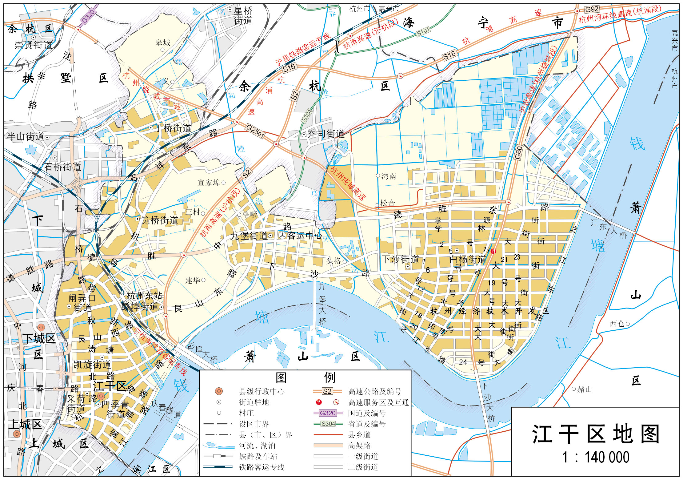 江干区_杭州市地图查询图片
