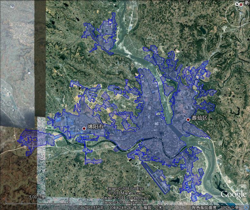 5平方公里_绵阳市地图查询