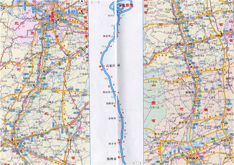 京珠港澳高速公路(g4)线路图