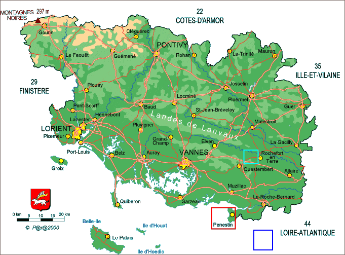 莫尔比昂morbihan_法国地图查询