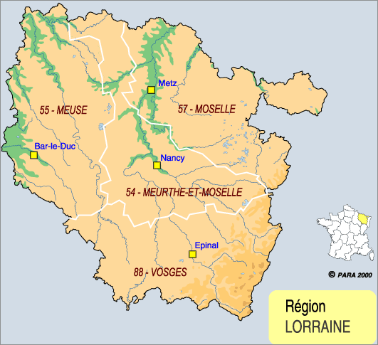 洛林_法国地图查询