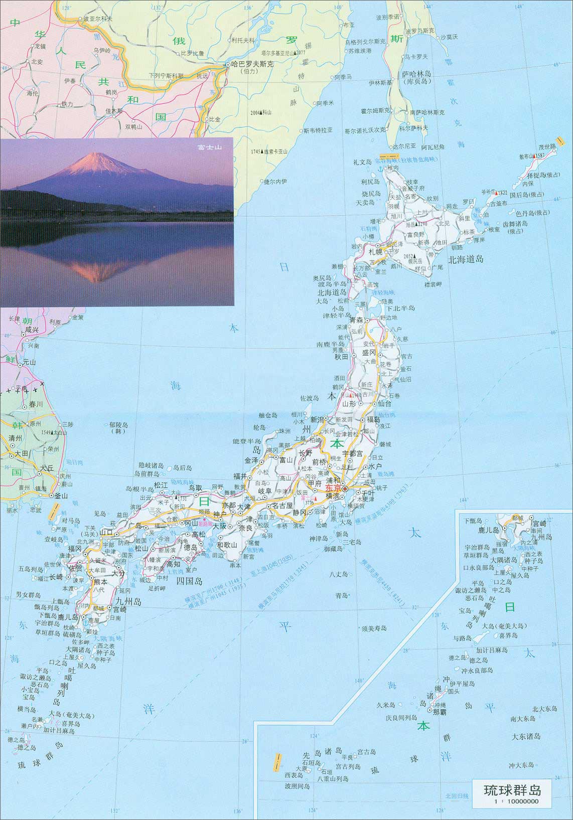 日本地图