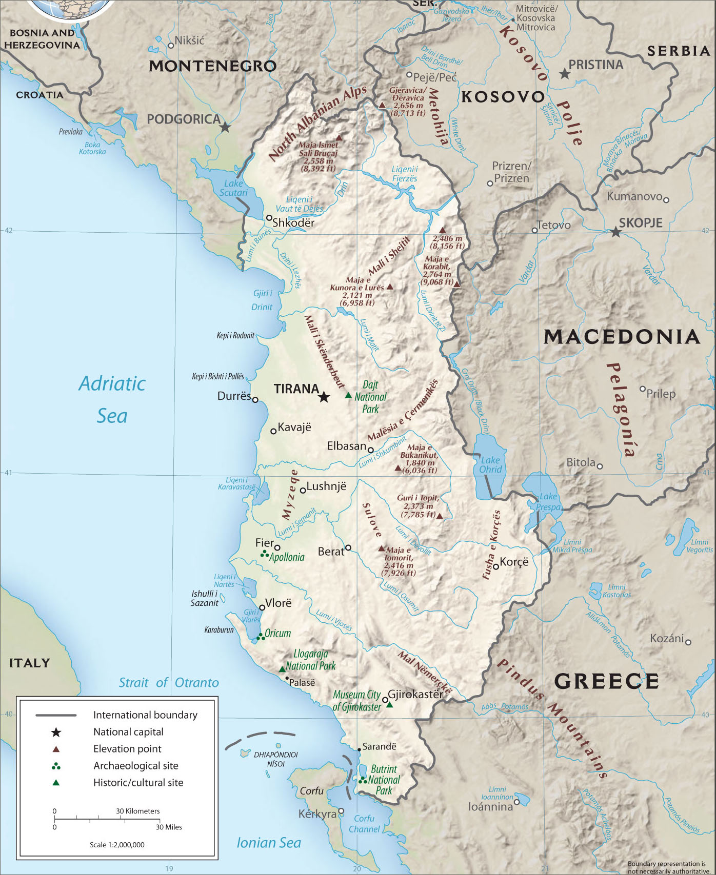 阿尔巴尼亚矿产分布图_阿尔巴尼亚地图查询图片