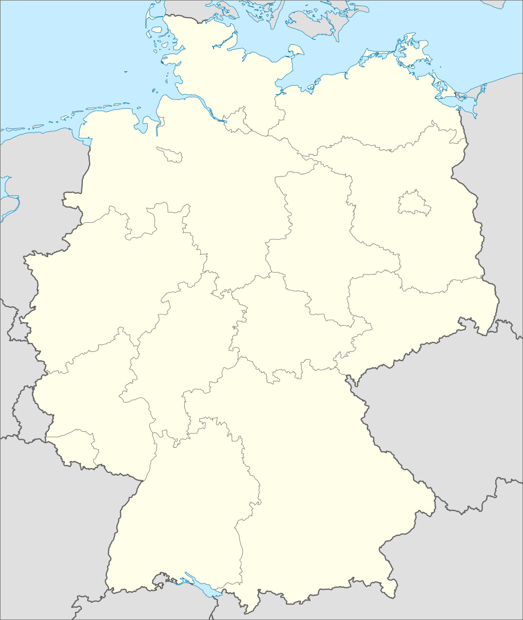 德国地图高清中文版_德国地图库
